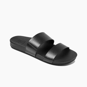 REEF Women’s Cushion Vista Black Sandals